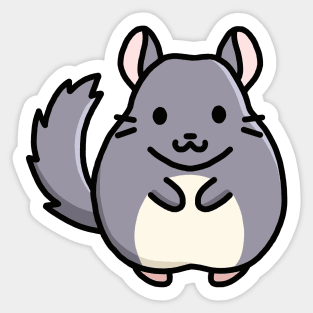 Violet Chinchilla Sticker